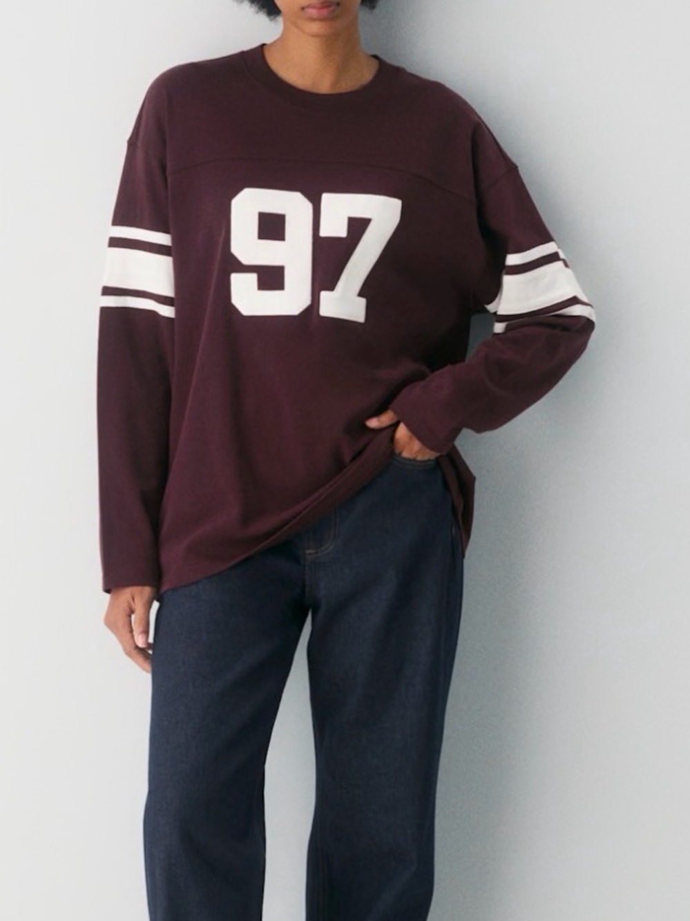 Aritzia TNA mighty cotton Ramos long sleeve - XXS